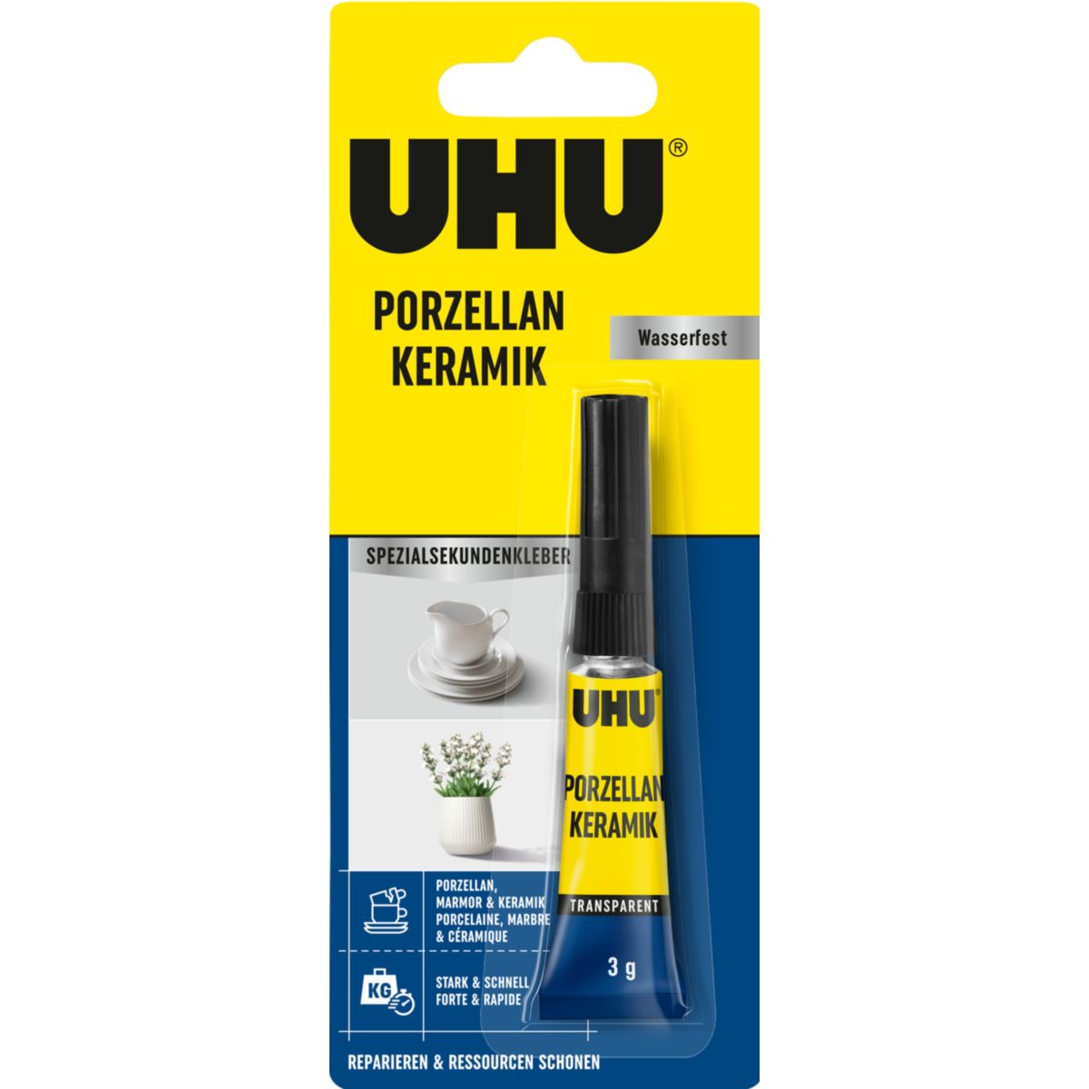 UHU Porzellan/Keramik Sekundenkleber 3g