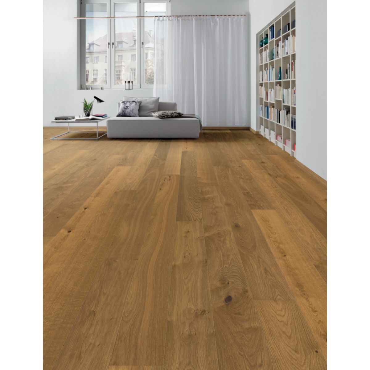 Living by HARO Parkett Landhausdiele 12mm 2V Raucheiche strukturiert Naturöl