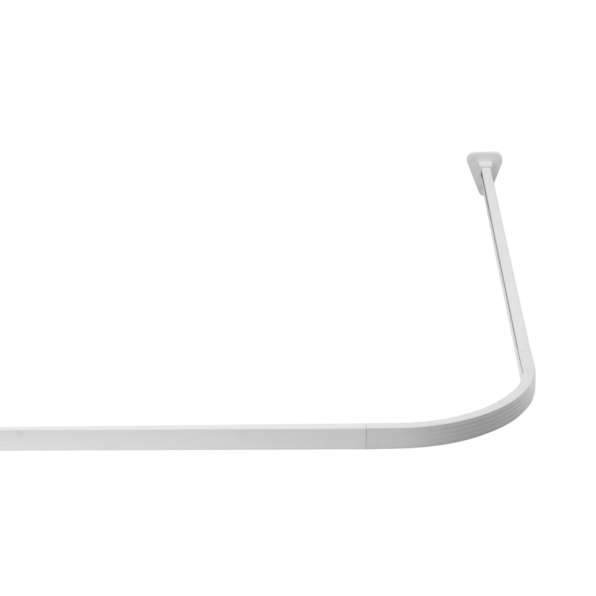 Valblue Universal-Vorhangschiene Bruck, ca. 90x90x90 cm, Farbe: Weiß