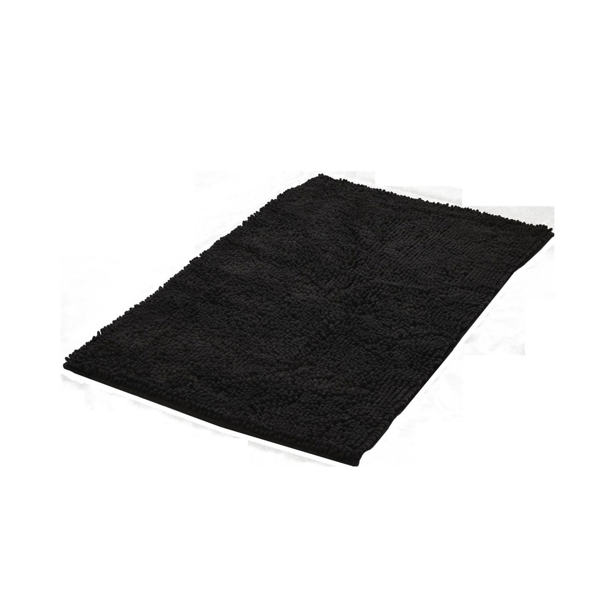 Ridder  Teppich Soft 55 x 85 cm schwarz Polyester-Microfaser