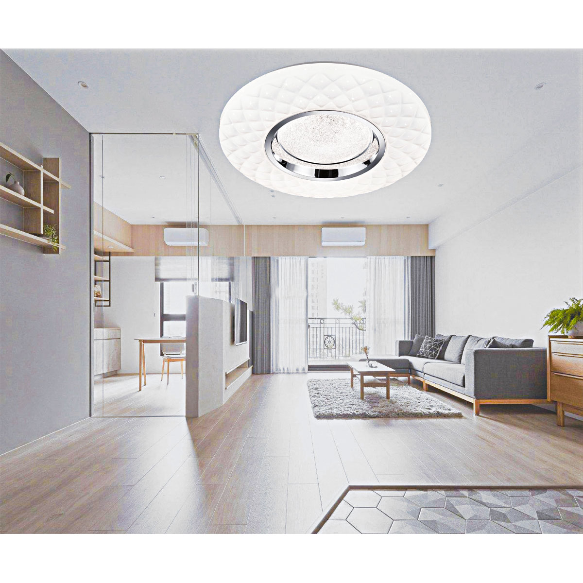 Flector LED-Deckenleuchte Smart Connect-Crystal RGB 39 x 7 cm Bild 5