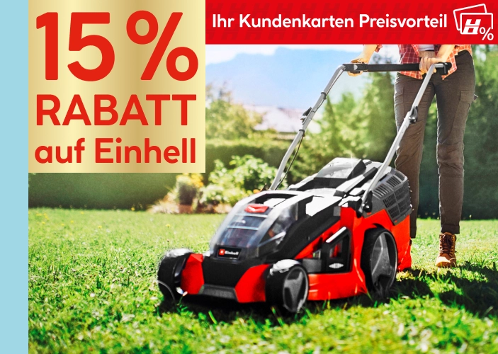 15 Prozent Rabatt auf Einhell