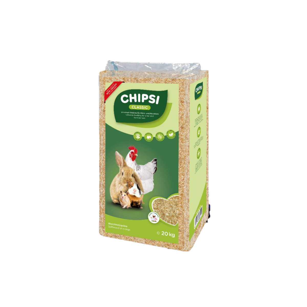 Chipsi Weichholz-Einstreu Classic 20 kg