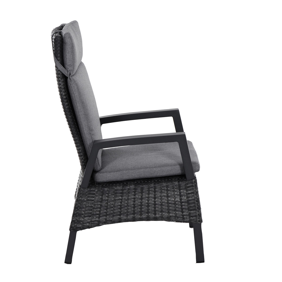 Siena Garden Positionssessel Taranto Aluminium-Gestell anthrazit Gardino-Geflecht Bild 9