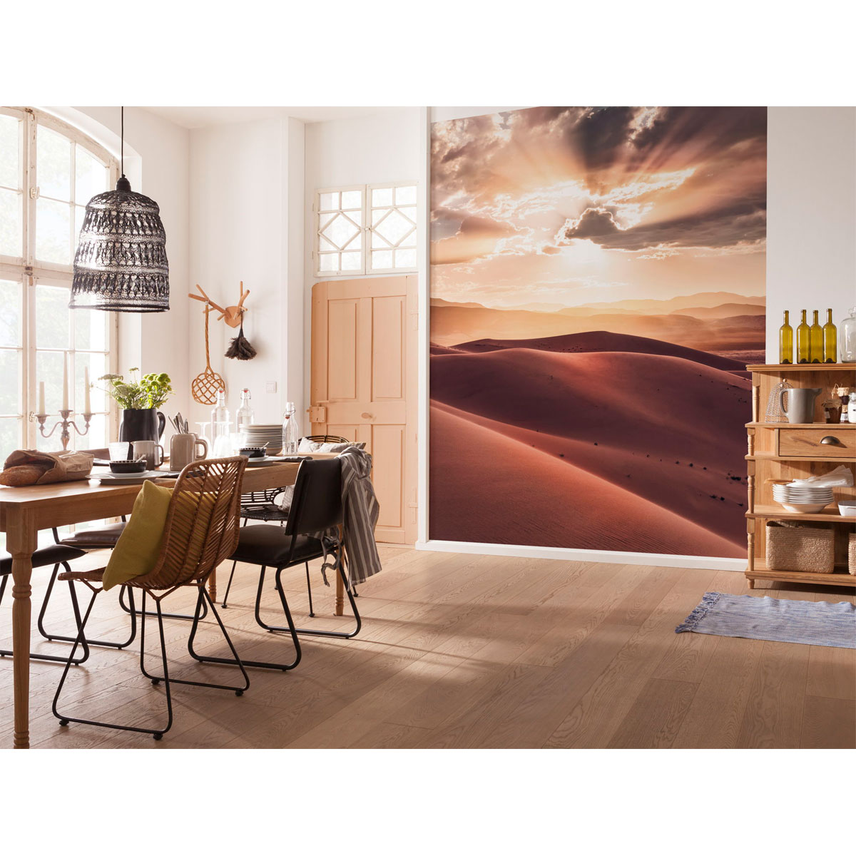 Komar  Vlies Fototapete God Rays 200x250 cm