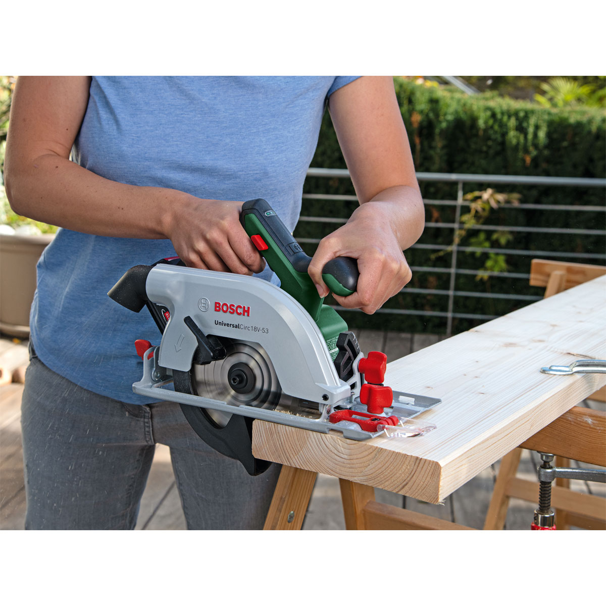 Bosch Akku- Kreissäge Universalcirc 18V-53 solo Bild 3