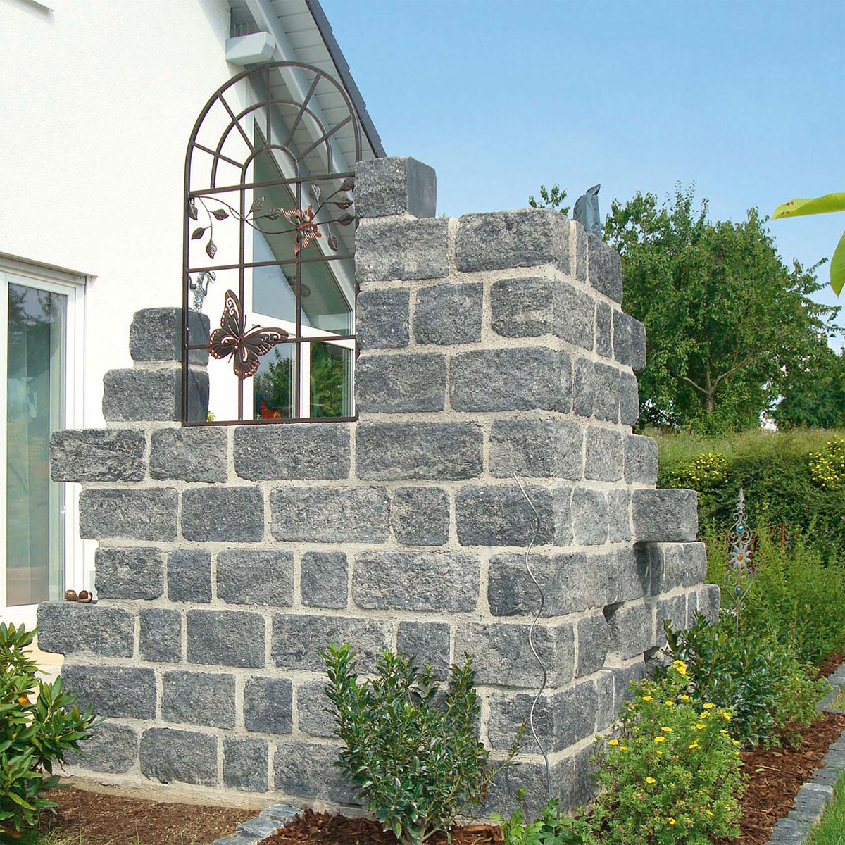 Diephaus  Mauerstein Cup-Mini Quarzit 35 x 16,5 x 15 cm Bild 2