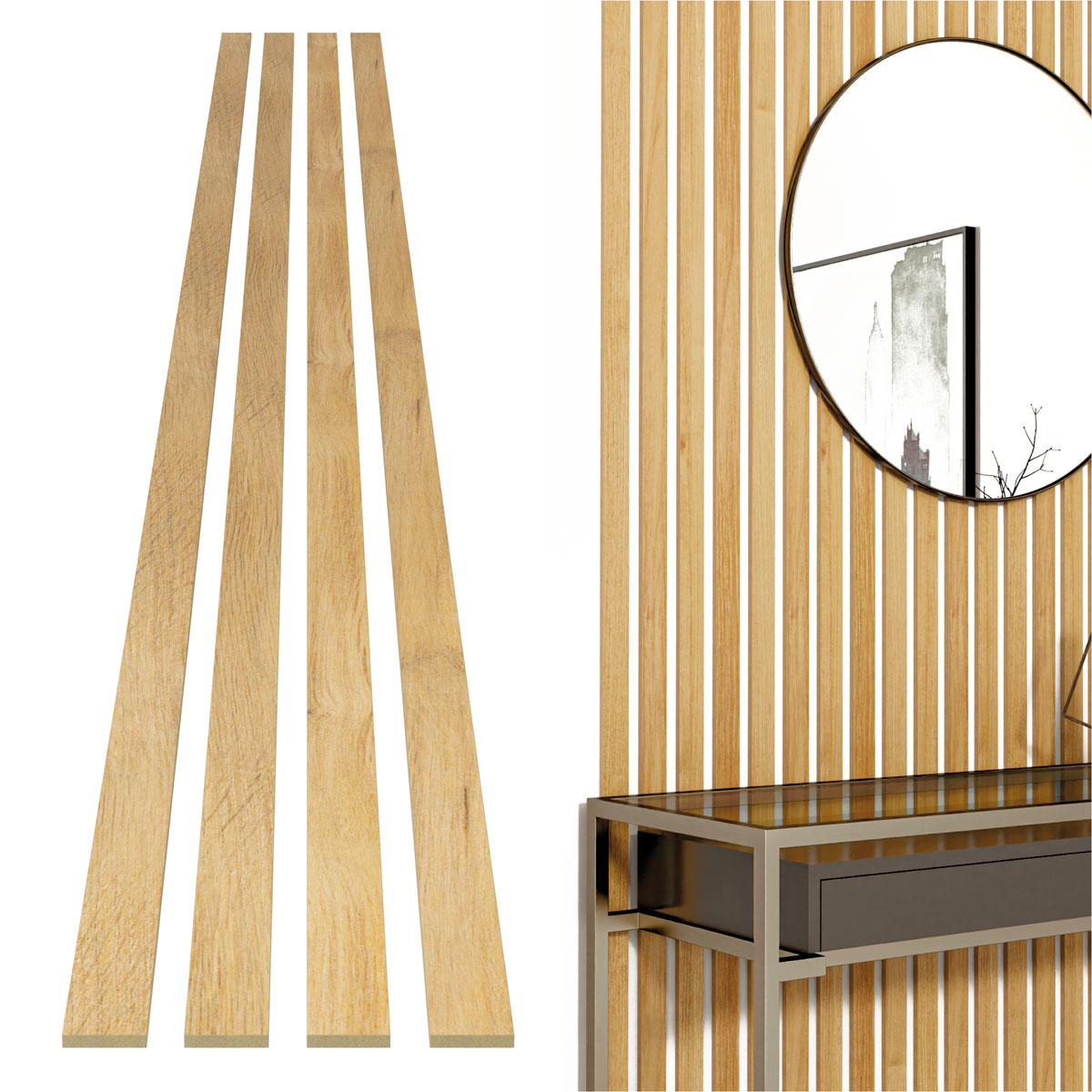 Specht Classic Stix, Eiche hellbraun, 250x3,45 cm Bild 7