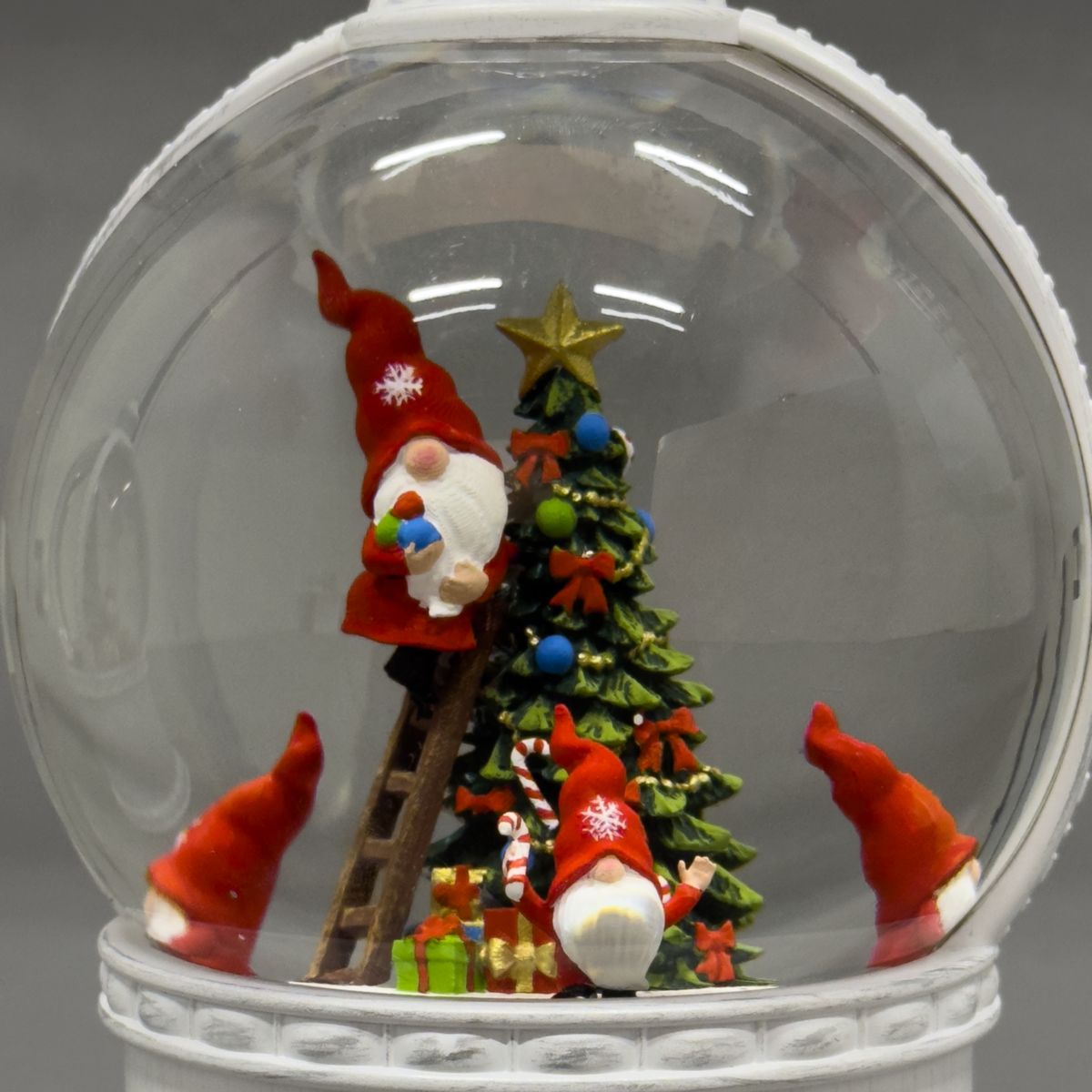 Konstsmide LED Kugellaterne Santa weiß Bild 3