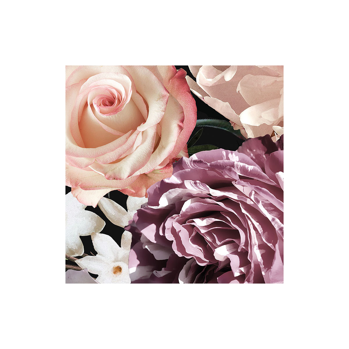 Komar  Selbstklebende Vlies Fototapete rund Enchanted Flowers Durchmesser 125 cm Bild 7