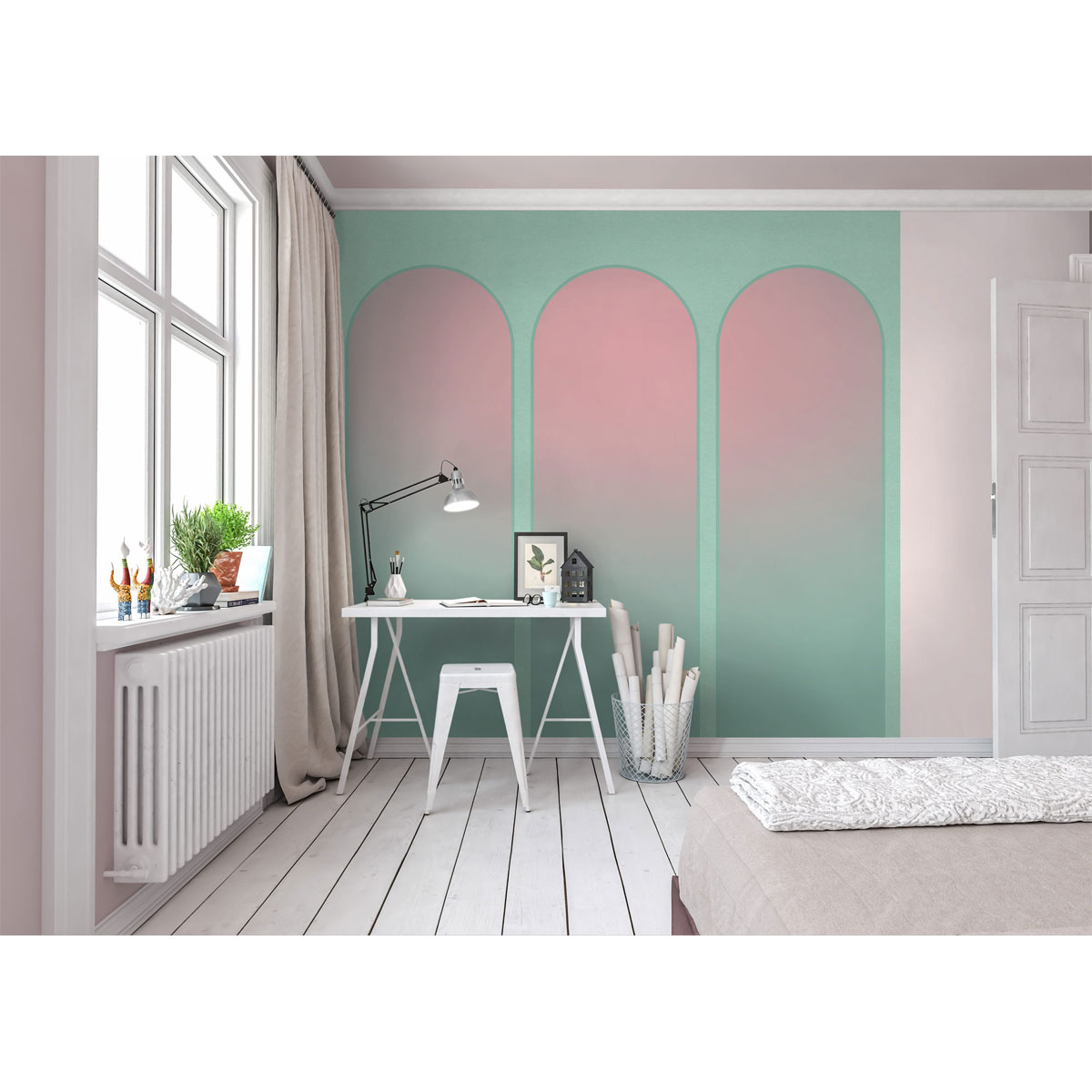 Komar  Vlies Fototapete temple 300x280 cm