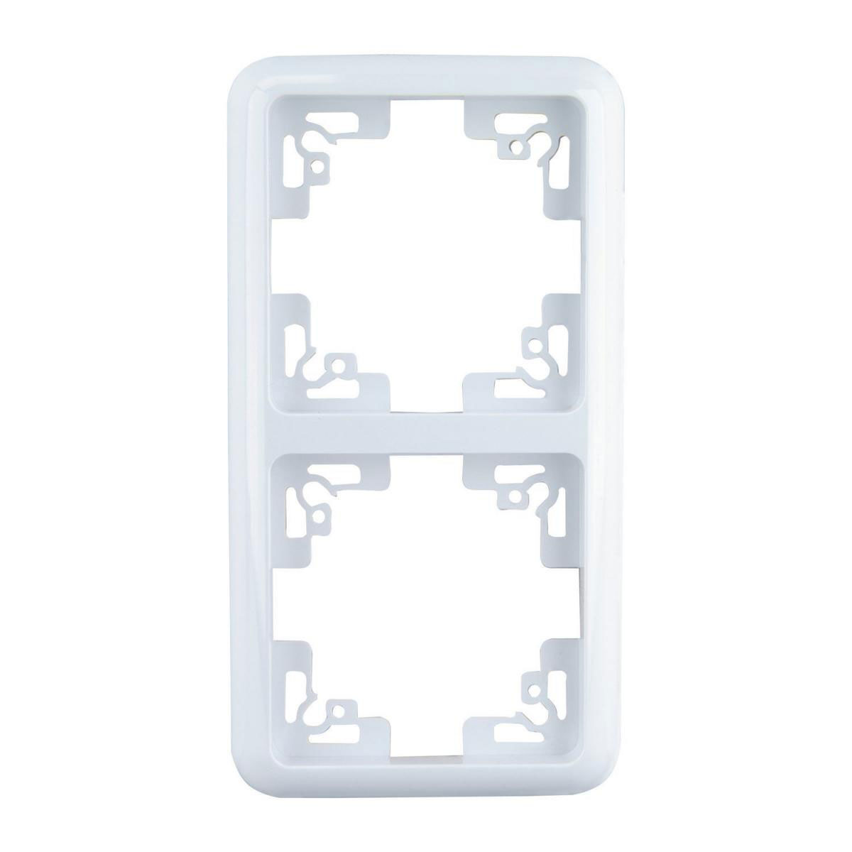 Abdeckrahmen Montreal 2-fach ultrawei Serie 502