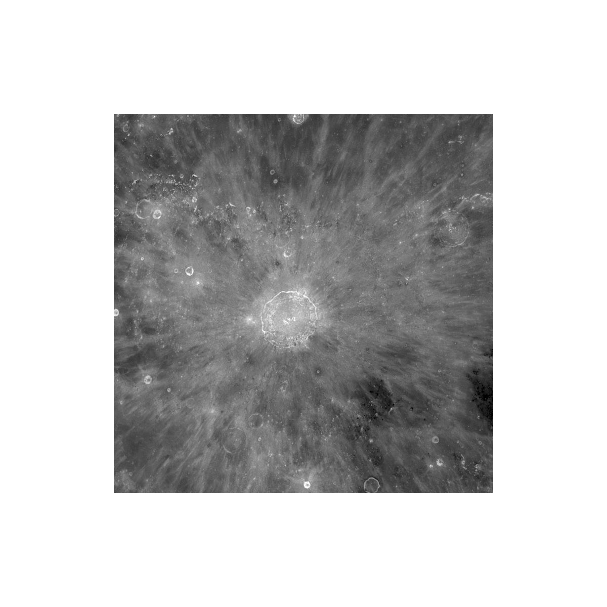 Komar  Selbstklebende Vlies Fototapete rund Moon Durchmesser 125 cm Bild 4