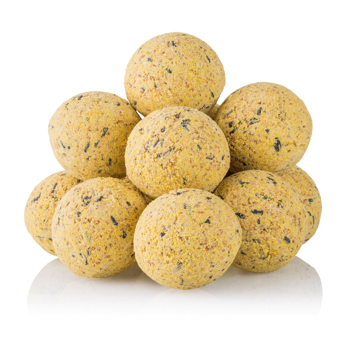 dobar 100x Meisenknödel ohne Netz Fettfutter für Wildvögel inkl Samenmischung 9000g Vogelfutter