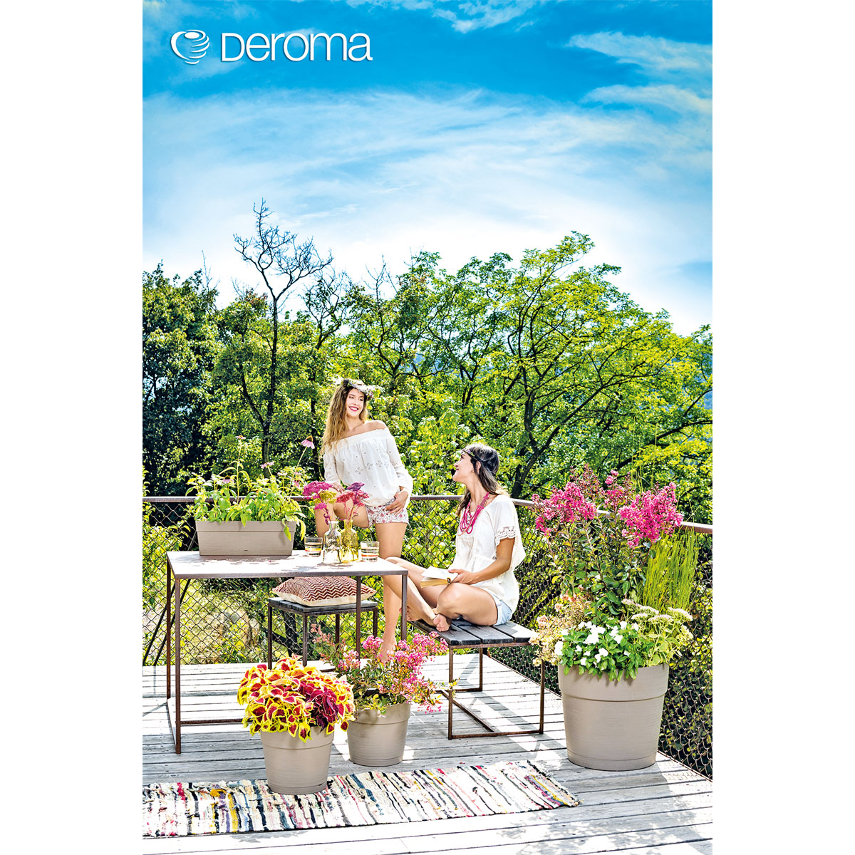 Pflanztopf Vaso Save R 29 cm camel Bild 3