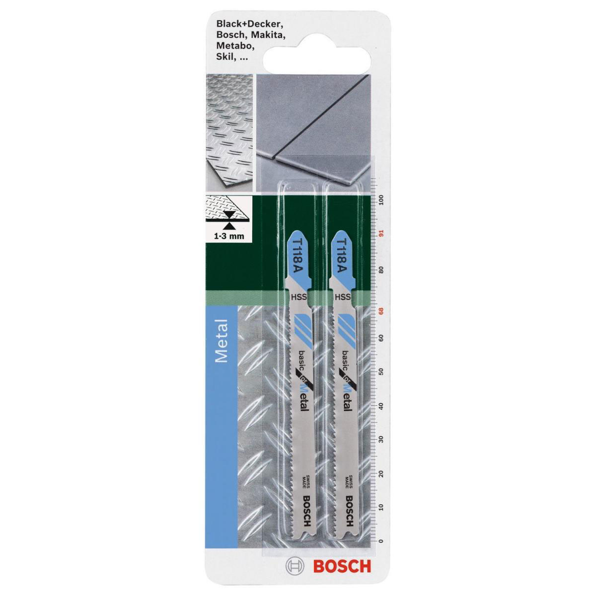 Bosch  DIY Stichsägeblatt T 118 A HSS 2 Stück Bild 2