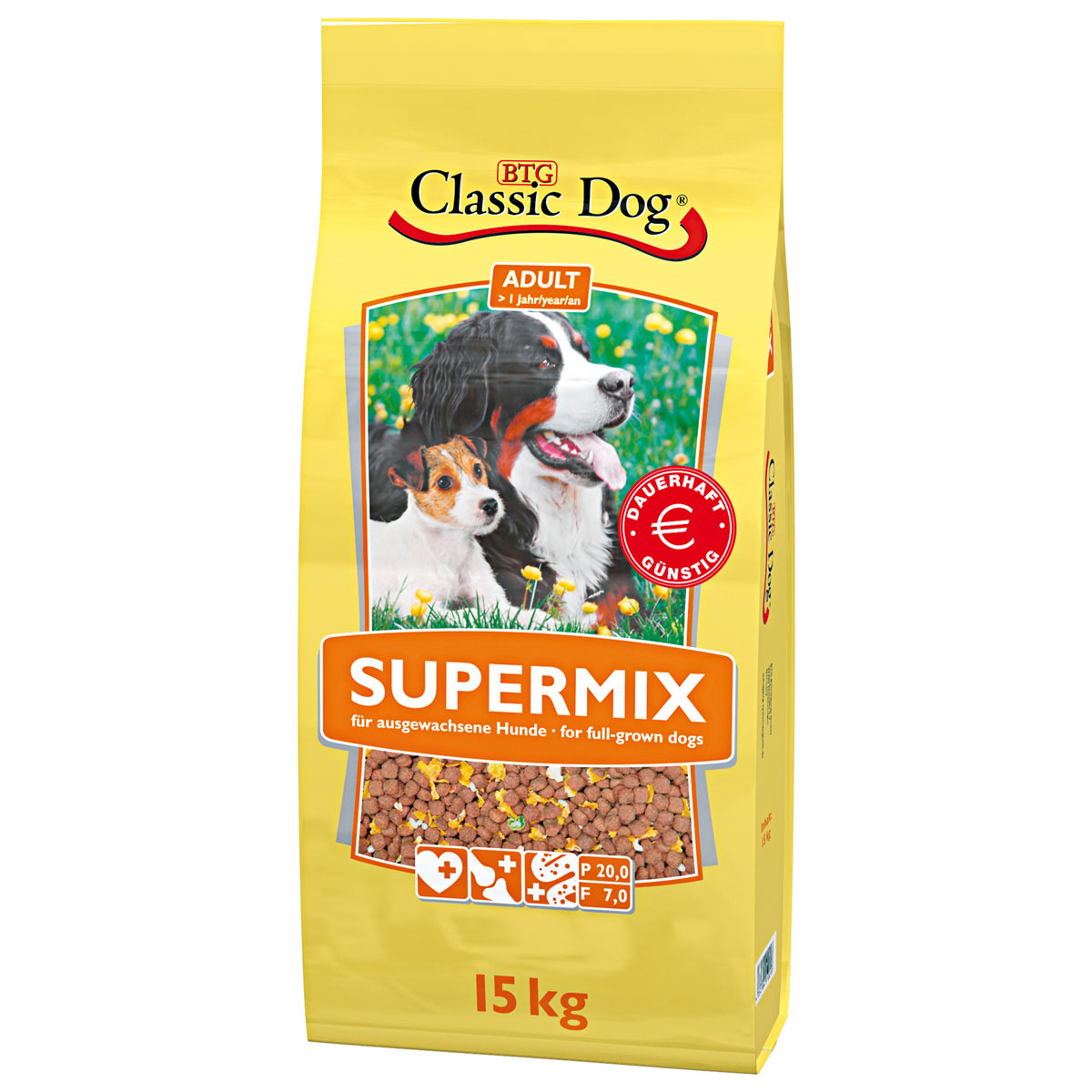 Classic Dog Trockenfutter Supermix 15 kg