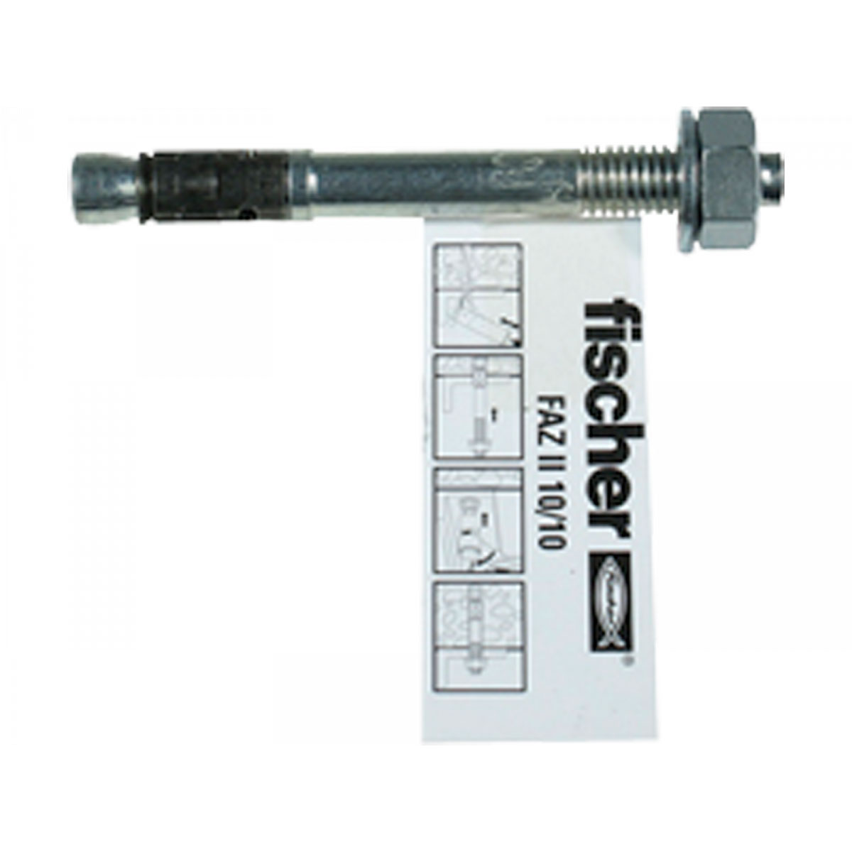 Fischer  Bolzenanker FAZ II 10/10 mm 1 Stück
