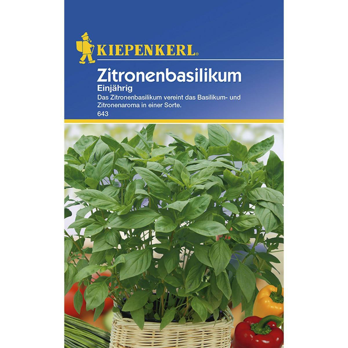 Kiepenkerl Zitronenbasilikum einjährig