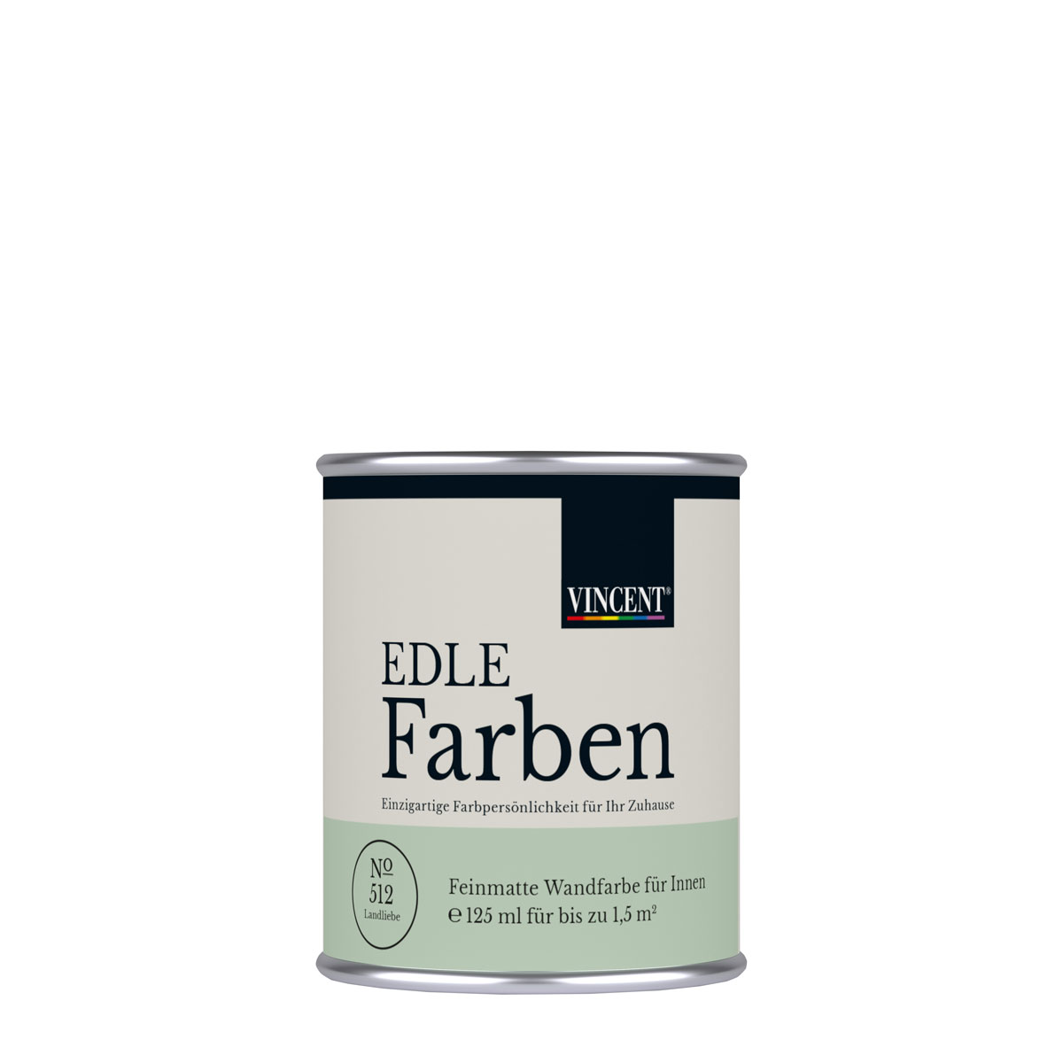 Vincent  Wandfarbe EDLE Farben Landliebe matt 0,125 L Bild 1
