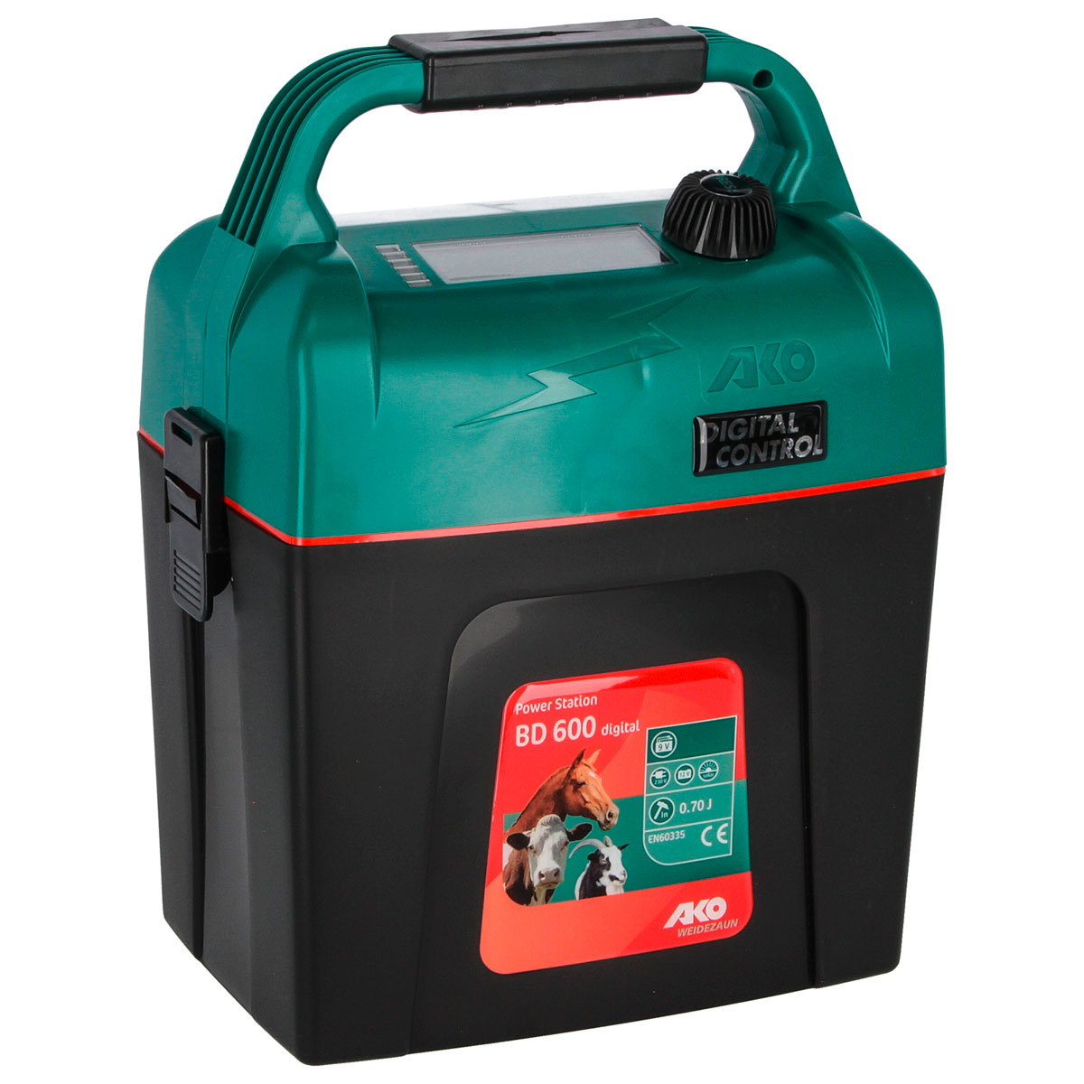 Powerstation-Batteriegerät BD digital 600 9 V schwarz-grün Bild 2