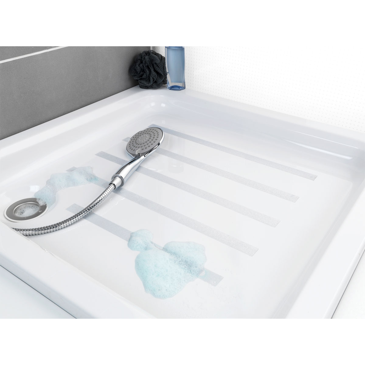 Wenko Anti-Rutschband transparent 2,5 cm x 5 m Bild 3