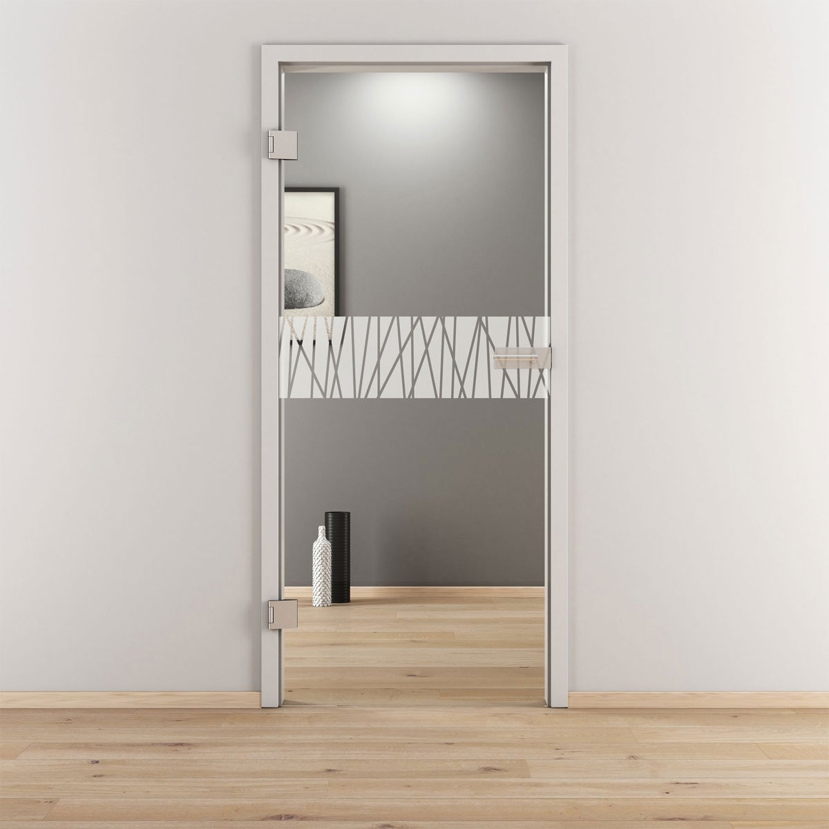 Novadoors Glasdrehtür NOVA 546 klar 70,9 x 197,2 cm Links Bild 2