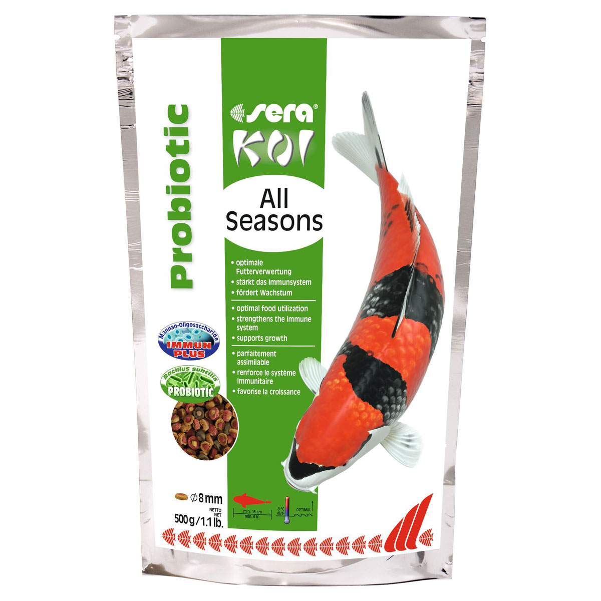sera  Koi All Seasons Probiotic 500 g