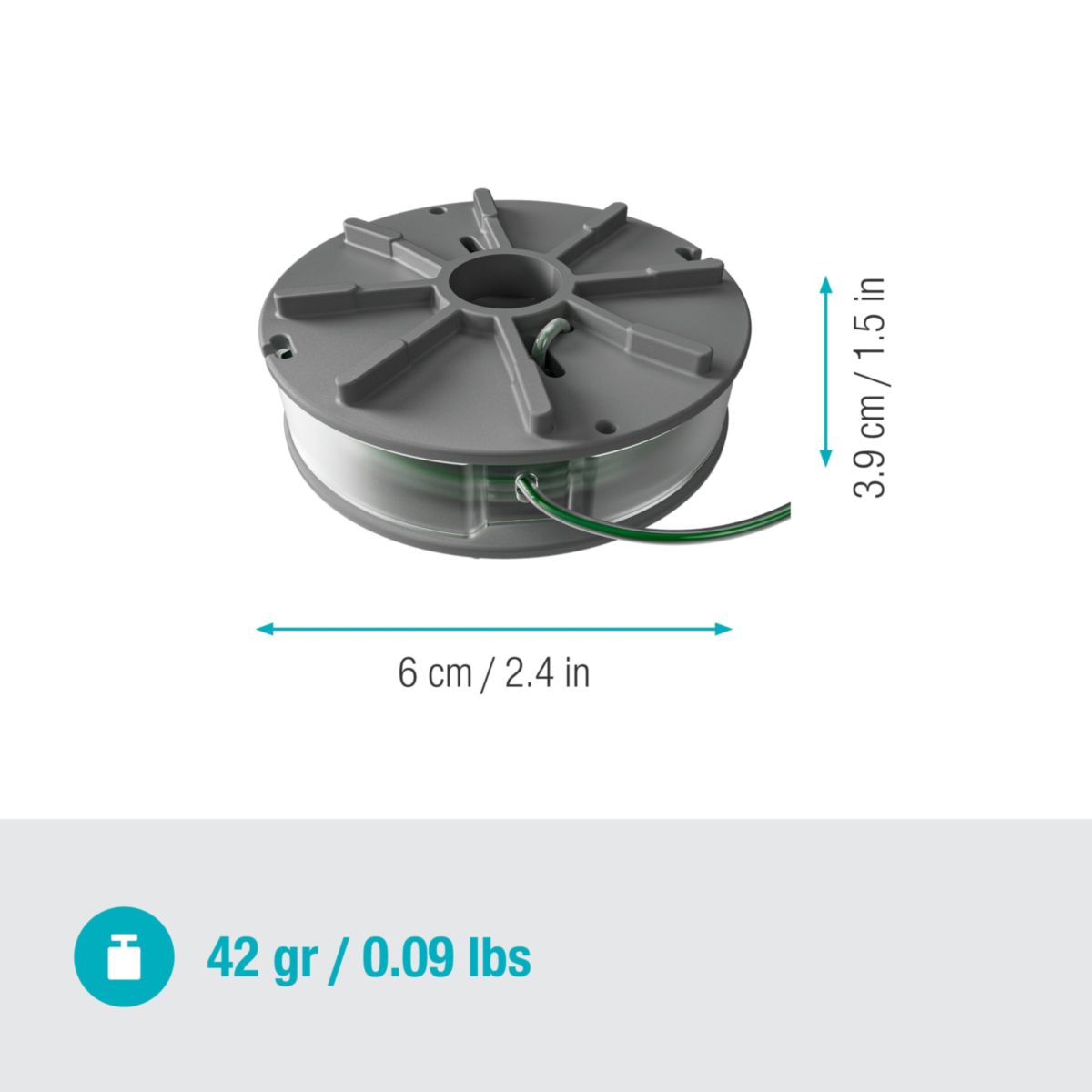 Gardena Ersatzfadenspule 2,0 mm für PowerTrim Bild 5