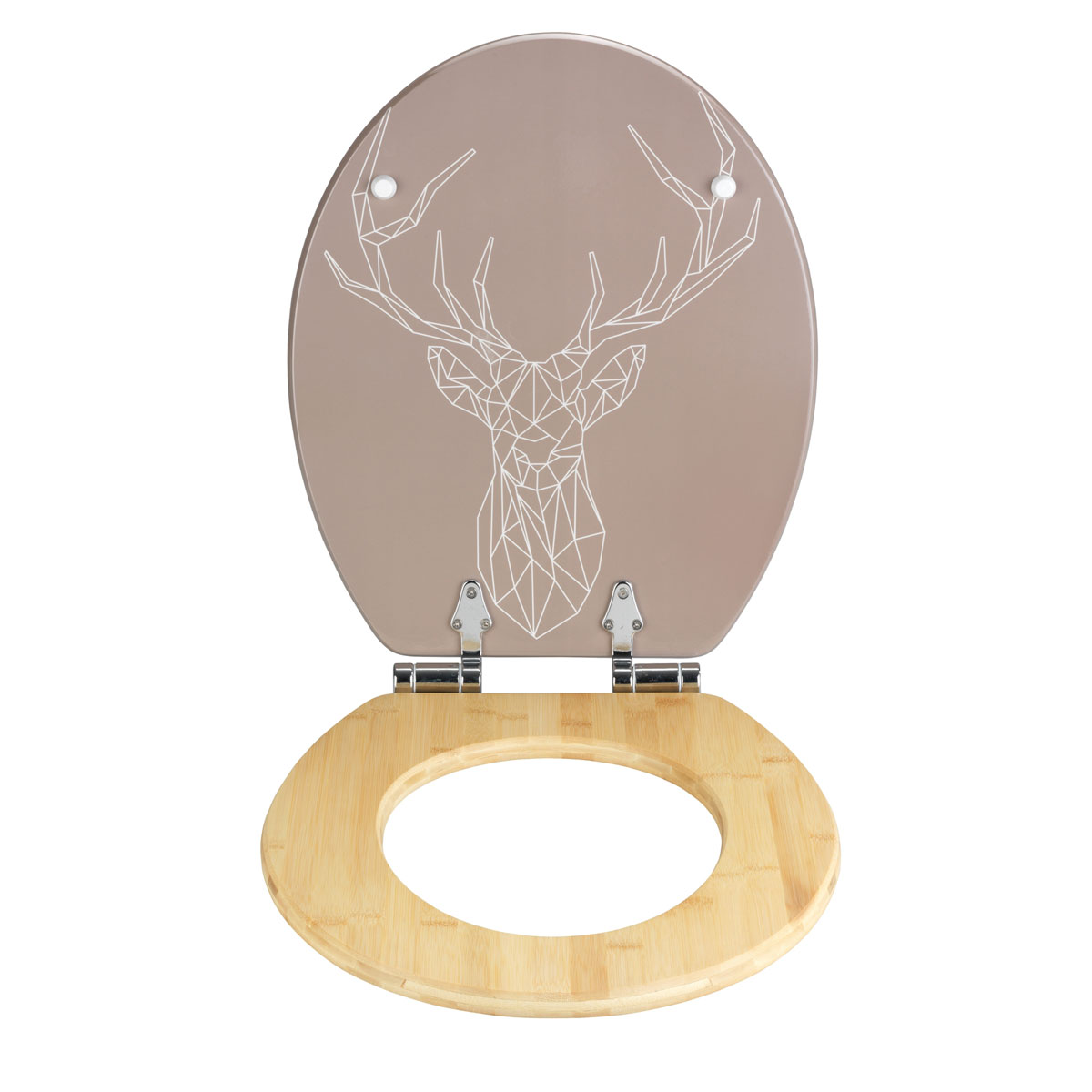 Wenko  Premium WC-Sitz Stag MDF/Bambus mit Absenkautomatik Bild 2