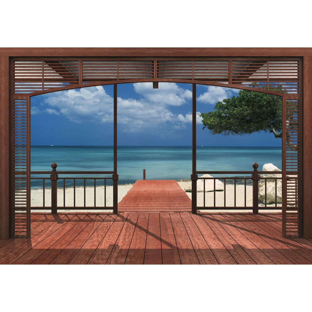 Komar Papier-Fototapete El Paradiso 8-teilig 388 x 270 cm