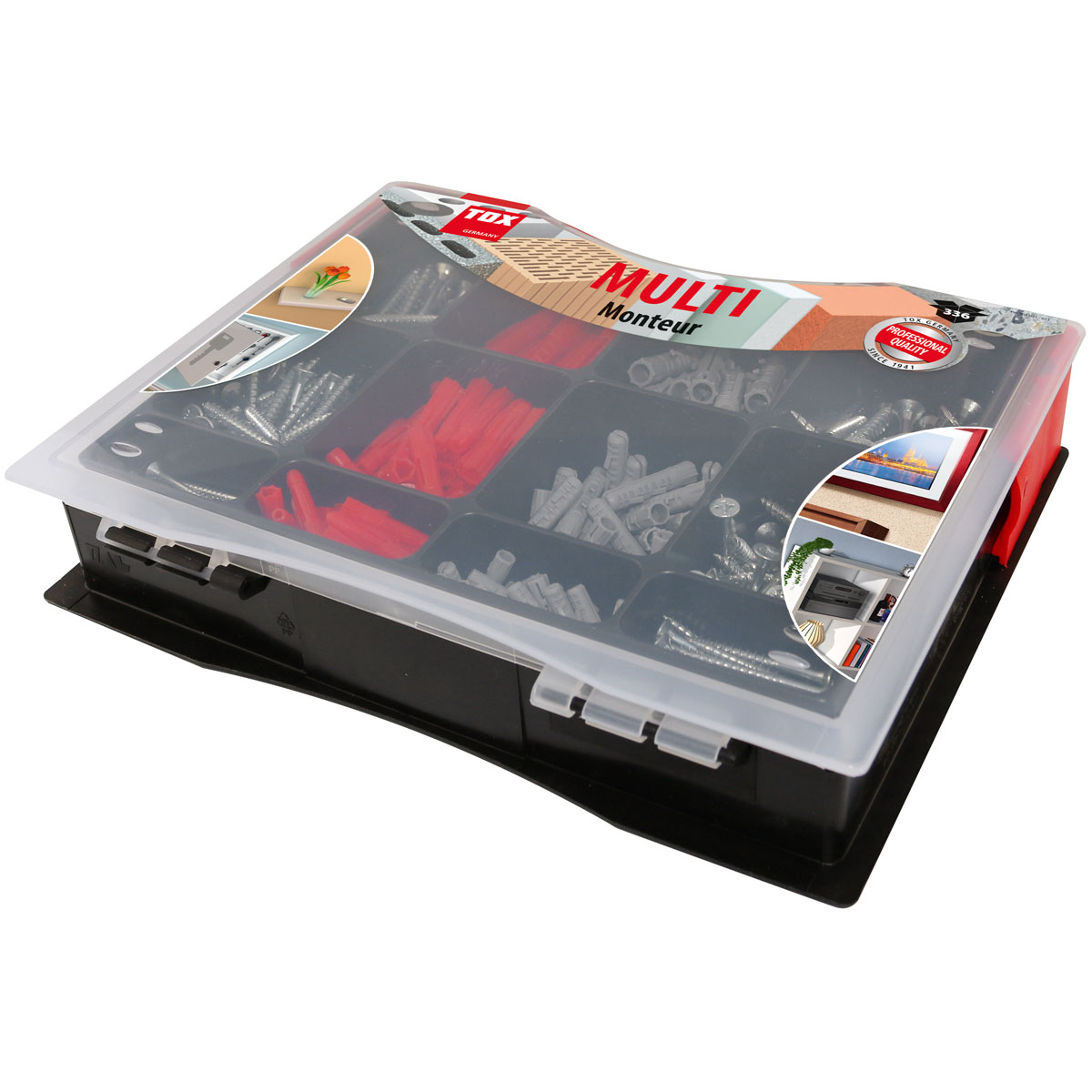 TOX Sortimentsbox Multi Monteur 336-teilig