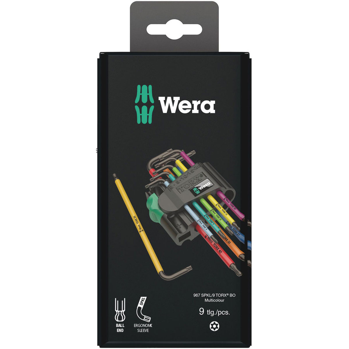 Wera Winkelschlüssel-Satz Multicolor Torx
