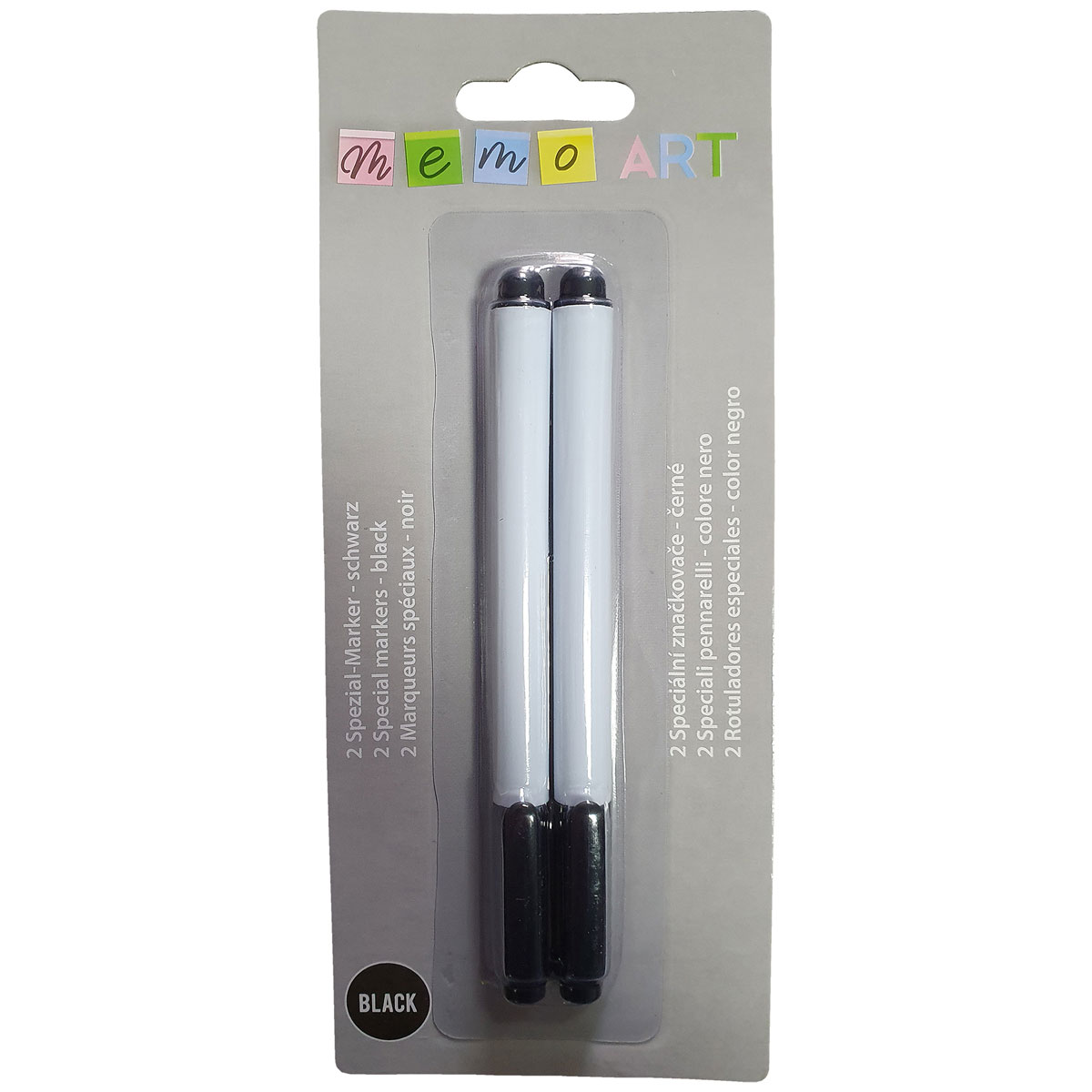 Memo-Art 2 schwarze Stifte