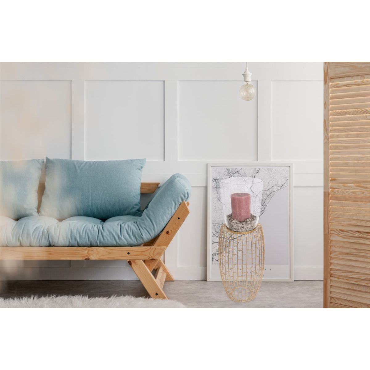 Kerzenständer Malibu 825 gold Bild 3