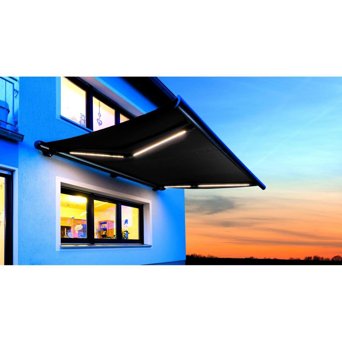 Durabil Markise inkl LED-Beleuchtung 300 x 200 cm anthrazit Bild 3