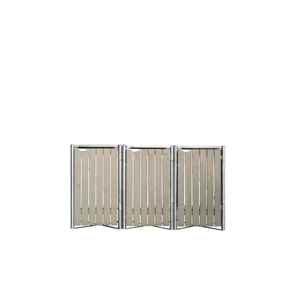 Mülltonnenbox Hide 3x 240 L 81x209x115 cm Bild 2