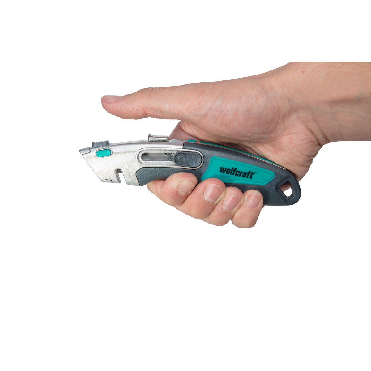 Wolfcraft  Profi-Dual-Sicherheitsmesser mit Trapezklinge Bild 11