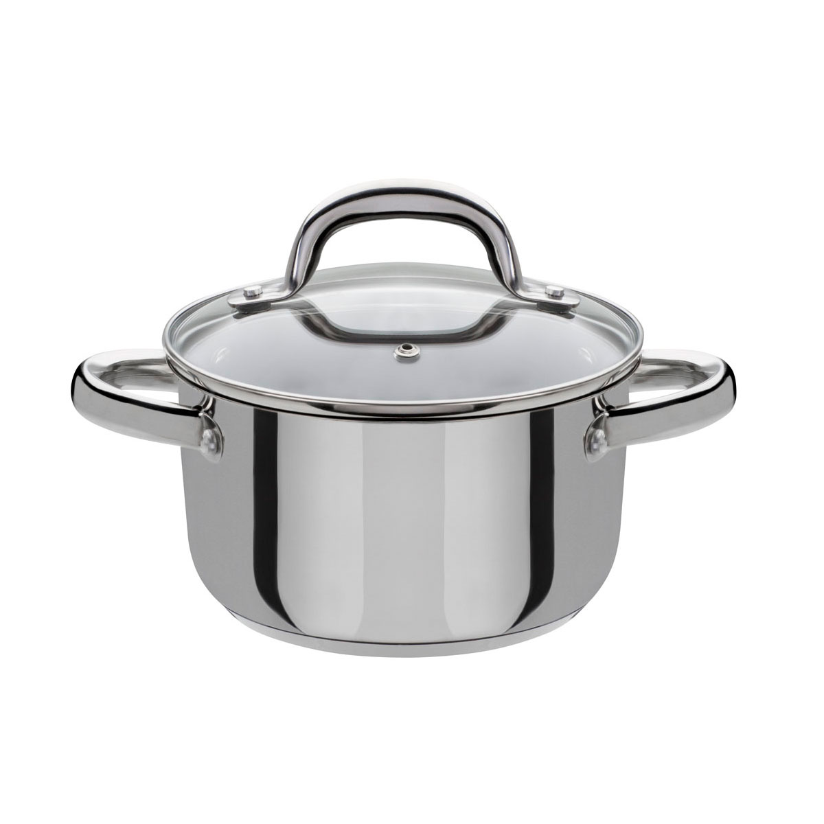 GSW Fleischtopf Montreal mit Glasdeckel 16cm 1,8L