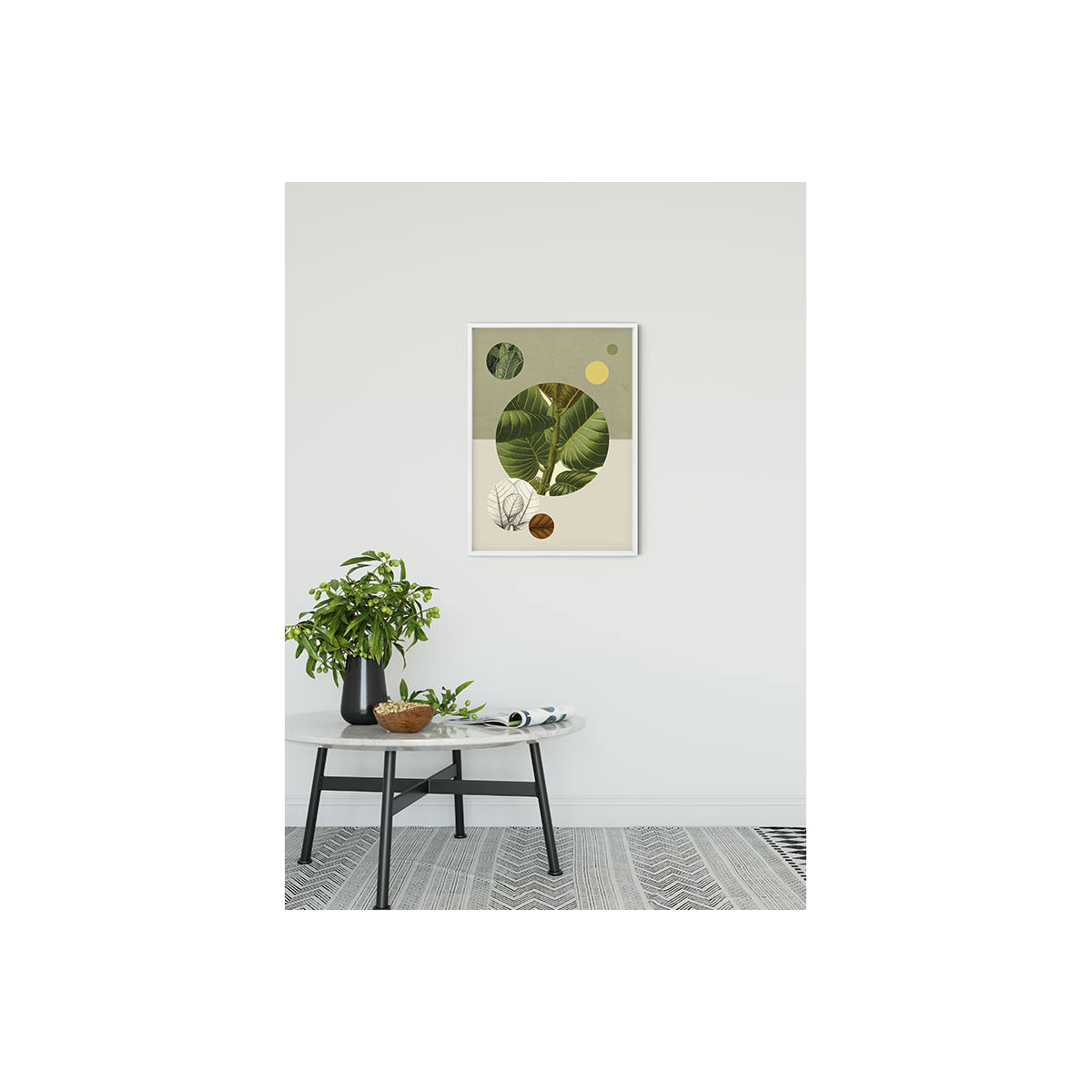 Komar  Wandbild Green Structure 30x40 cm