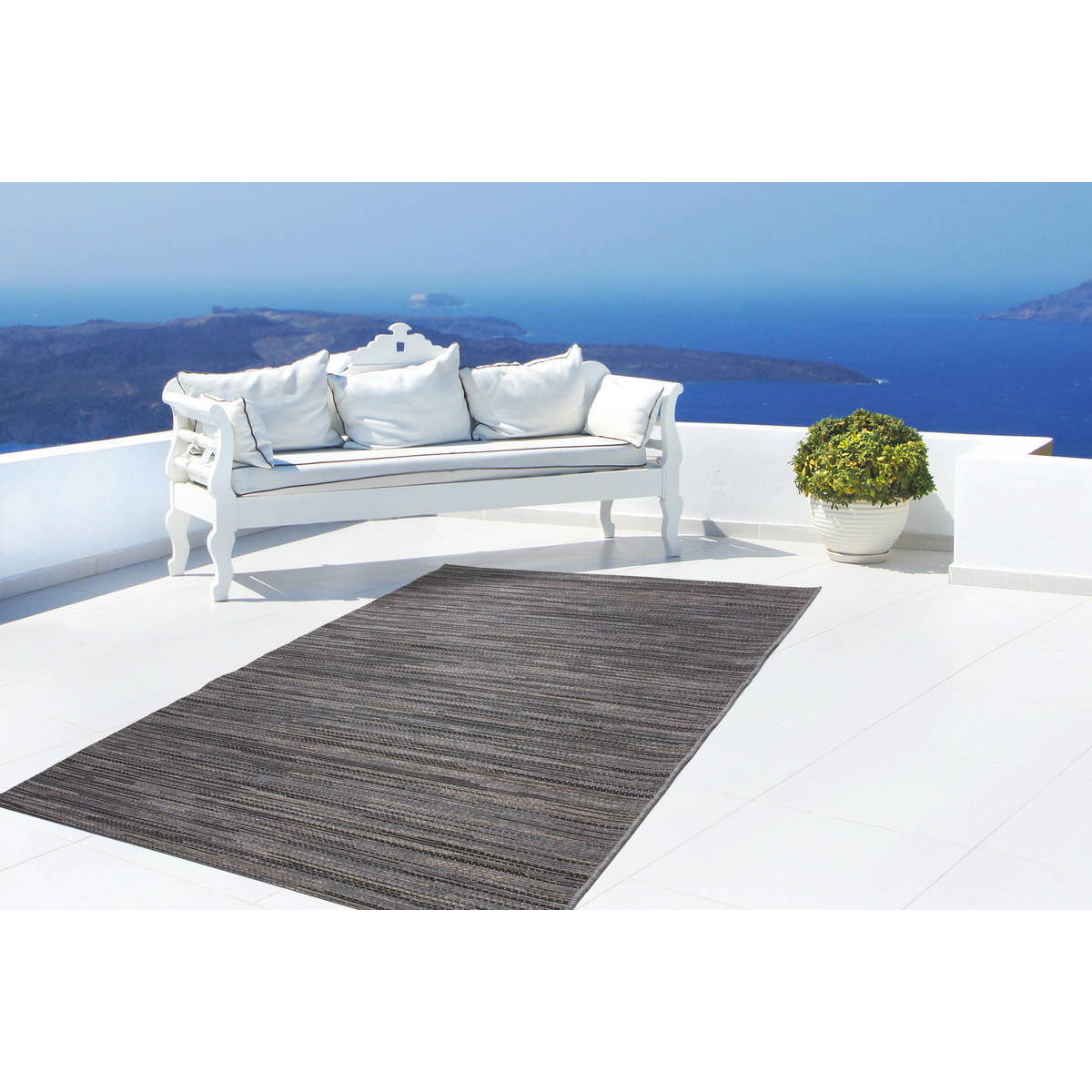 In- und Outdoor-Teppich „Indonesia - Bali“, grau Bild 2