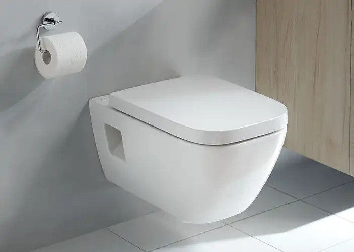 Toilette in weiß