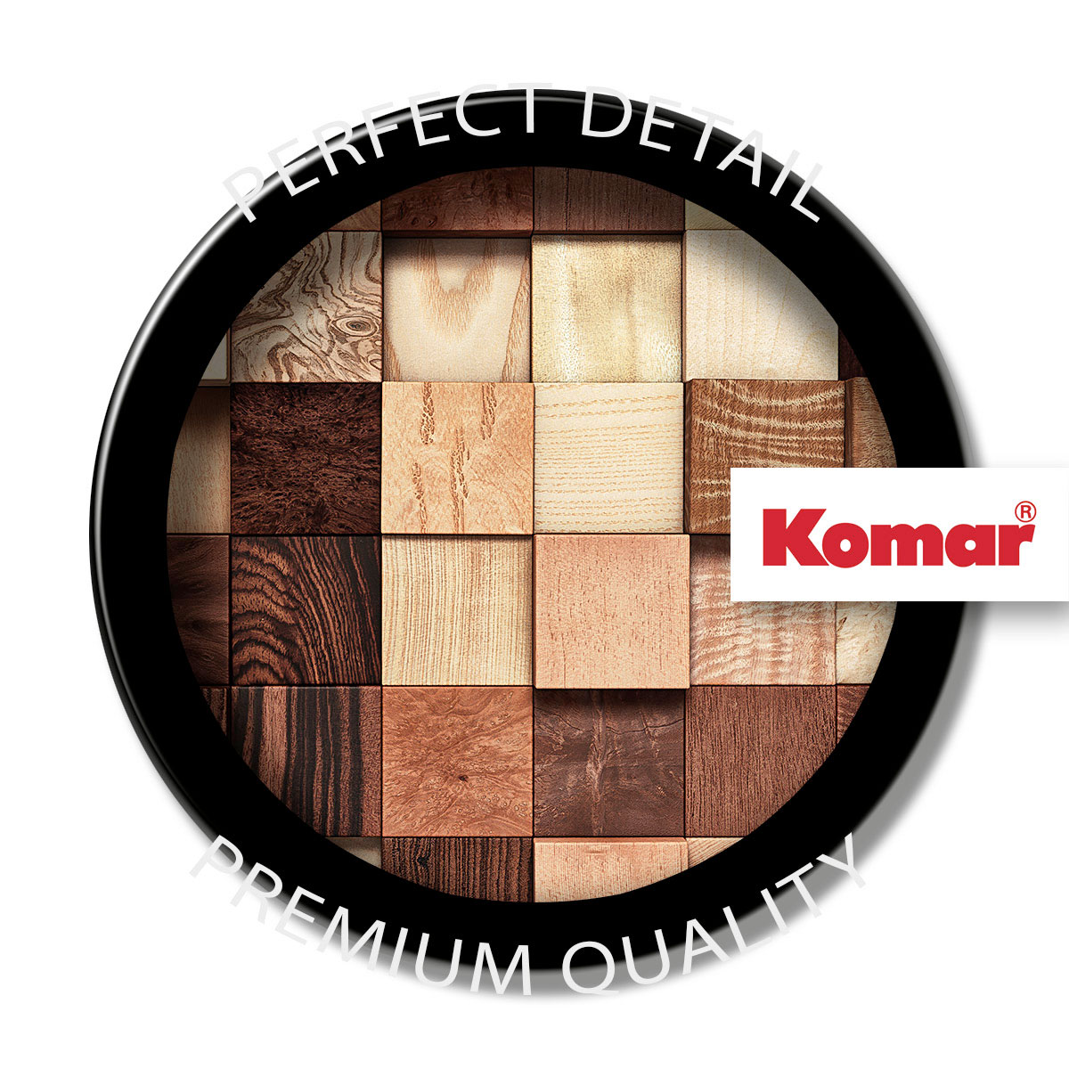 Komar  Papier Fototapete Lumbercheck 368x254 cm Bild 4