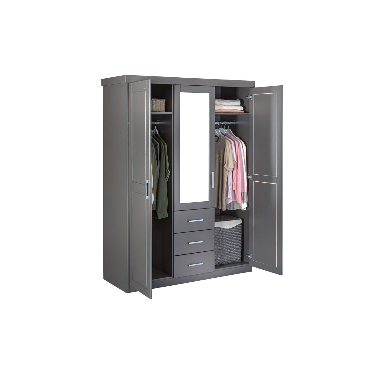 Inter Link Kassettentürschrank „Norwin“, 3-Türen, grau Bild 8