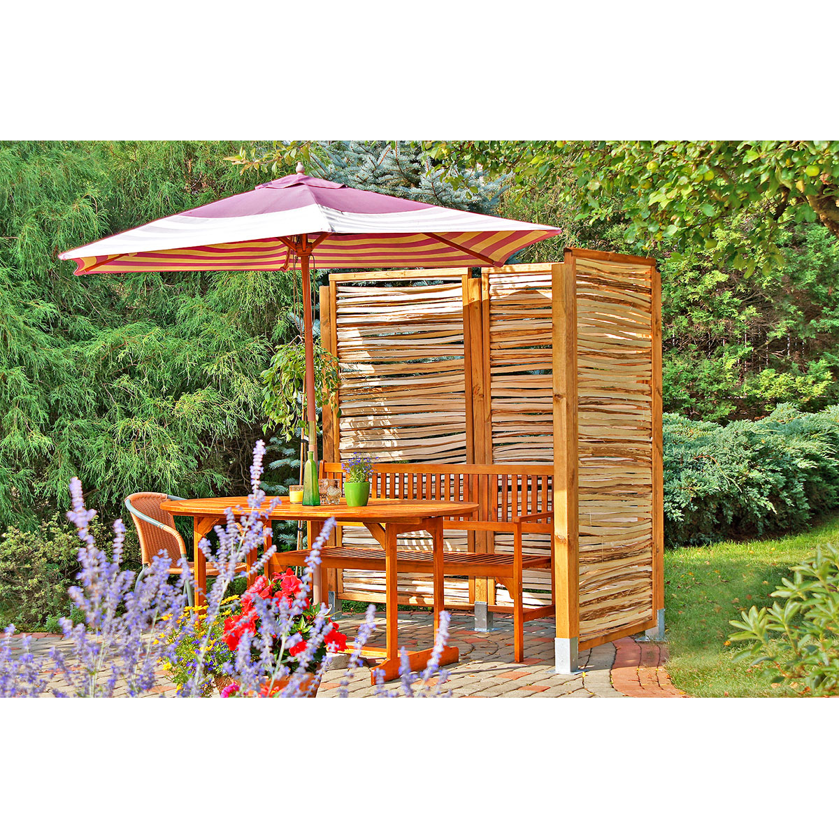 Zaunserie Haselnuss 90 x 180 cm