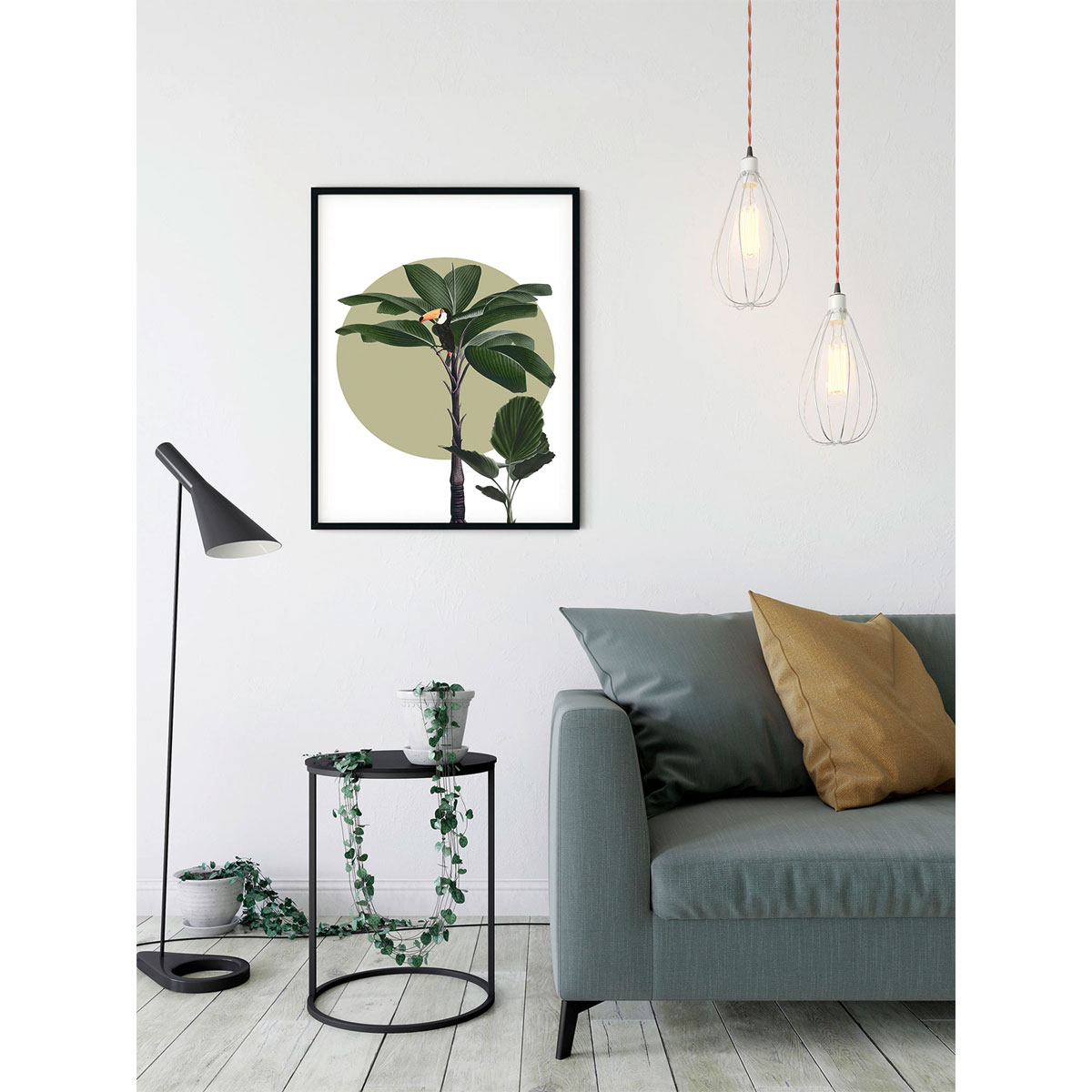 Komar  Wandbild Botanical Garden Palmtree 30x40 cm