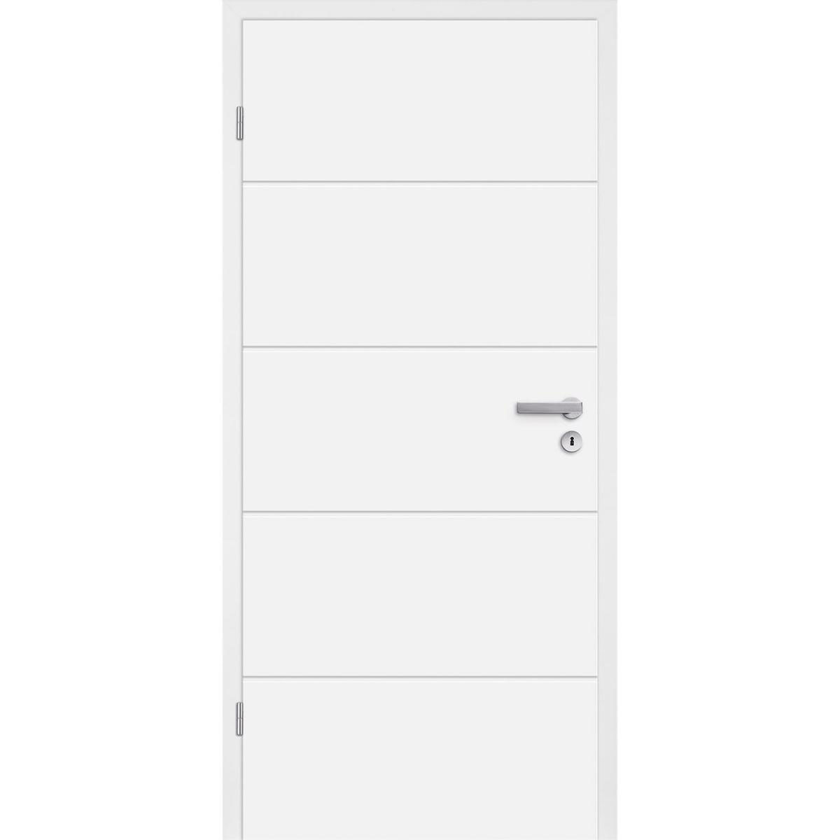 Borne Zimmertür Fila 5 Weißlack 61 x 198,5 cm DIN links