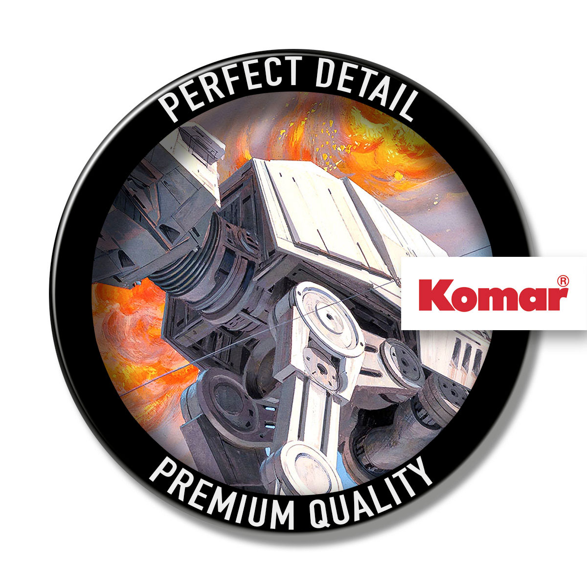 Komar  Vlies Fototapete Star Wars Classic Hoth Battle AT-AT 500x250 cm Bild 4