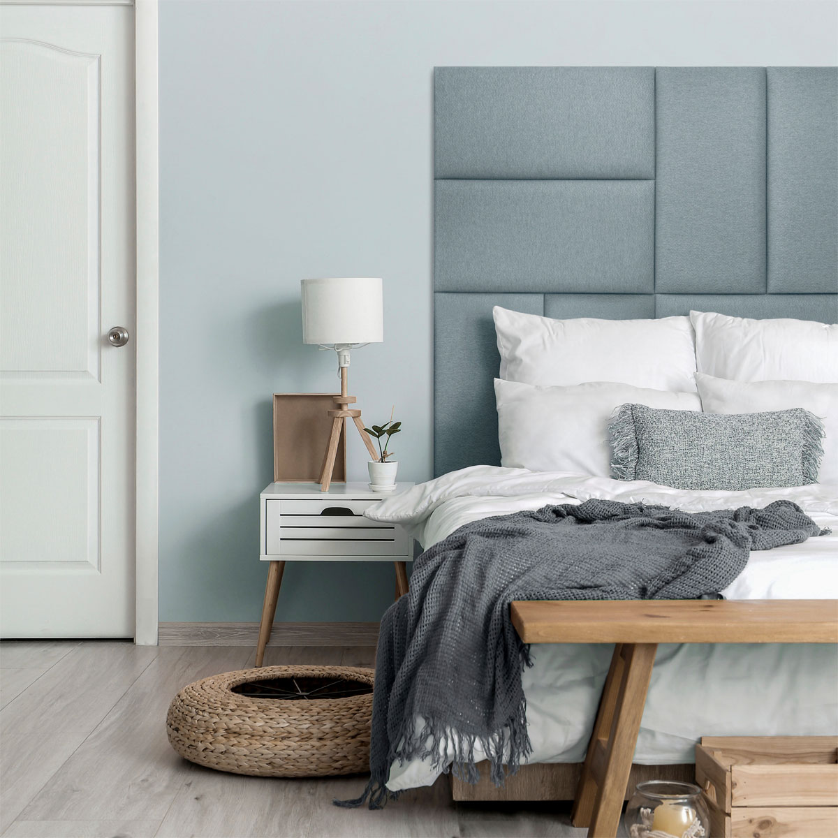 Mollis Polsterpaneele blau 60 x 30 cm Bild 2