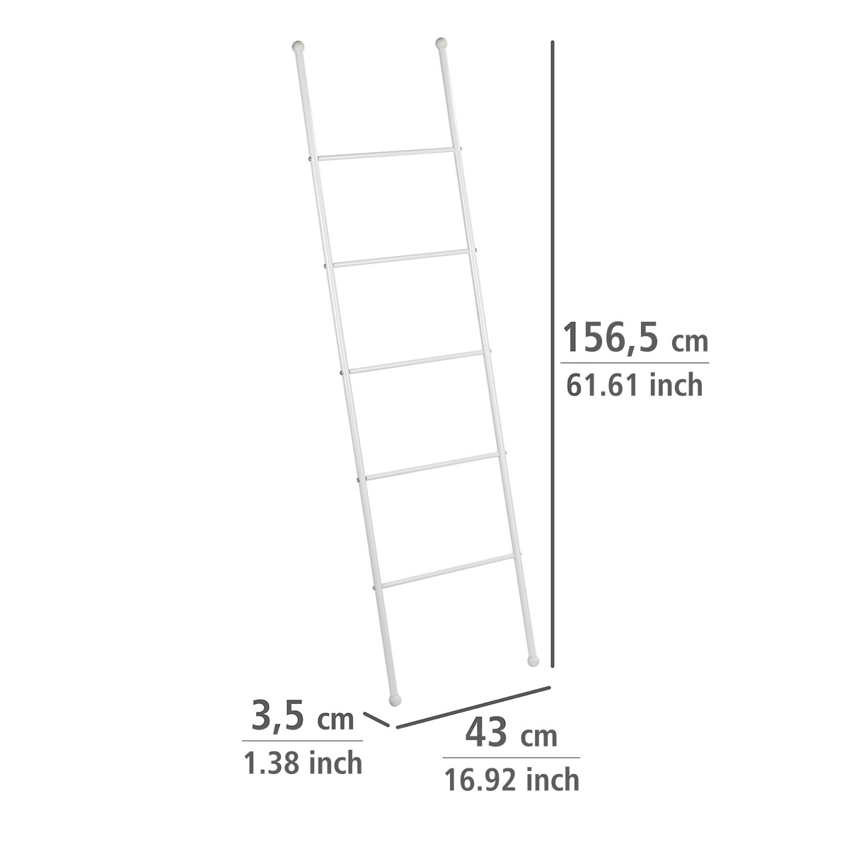 Wenko  Handtuchleiter Viva Handtuchhalter Bild 4